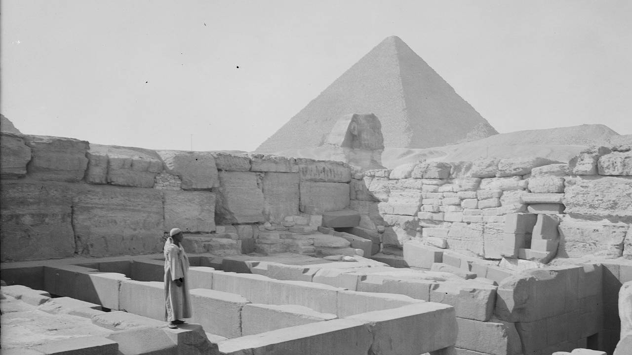 The Granite Temple of the Sphinx, Giza, Egypt (1920)