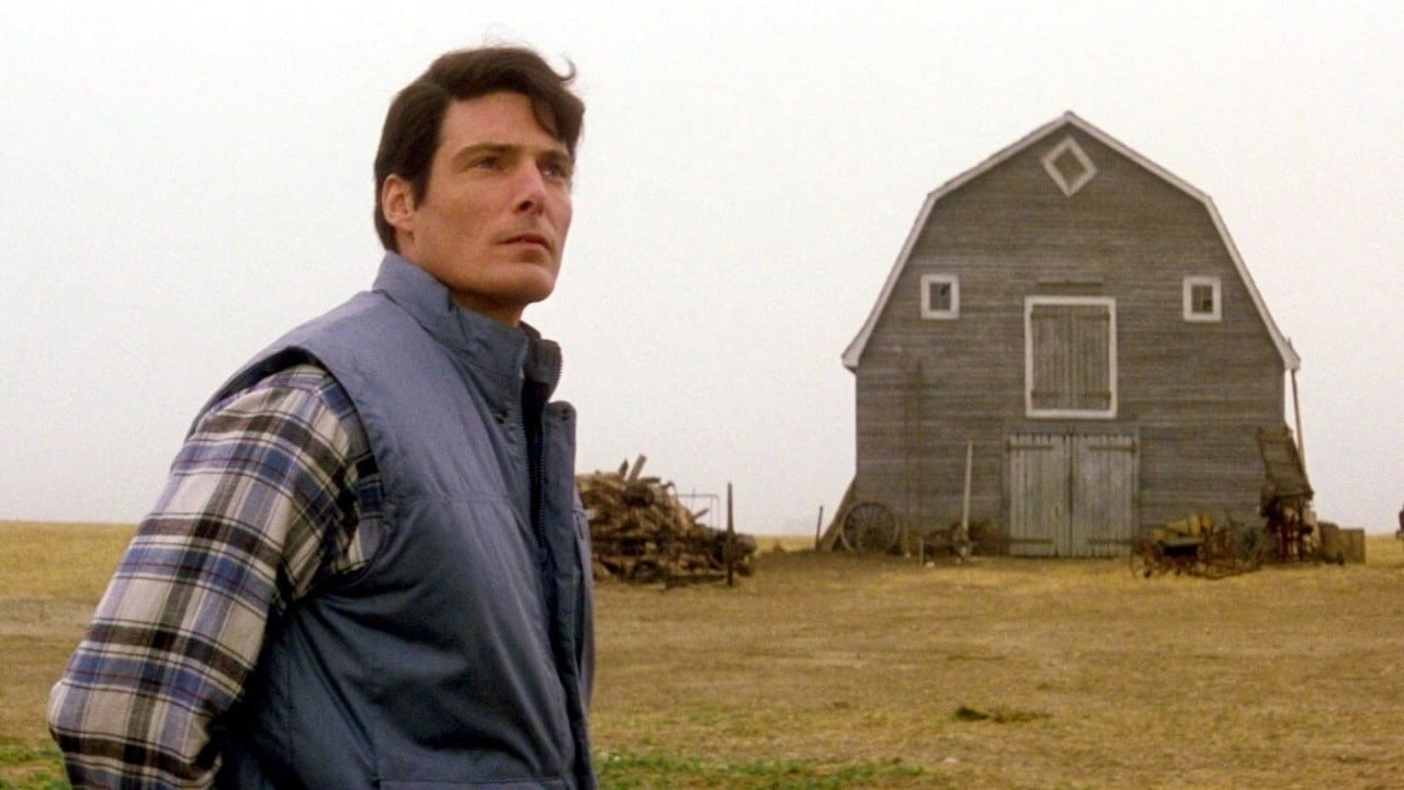 Clark Kent on a farm in Superman IV: The Quest for Peace (1987)
