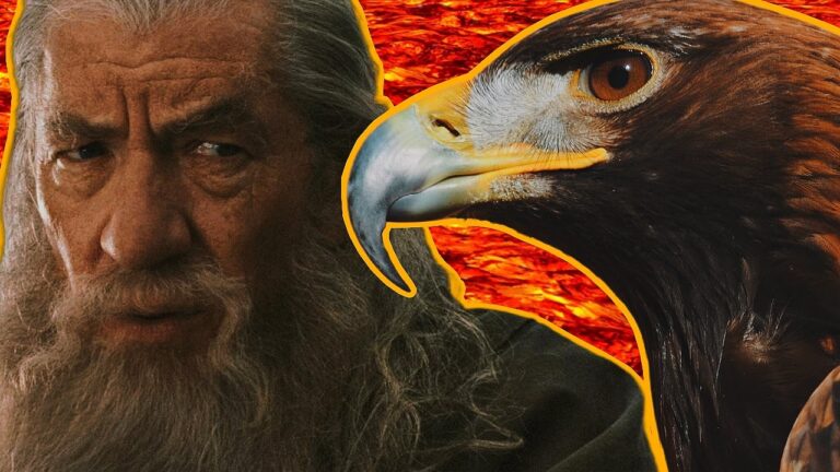 Gandalf and a Golden Eagle