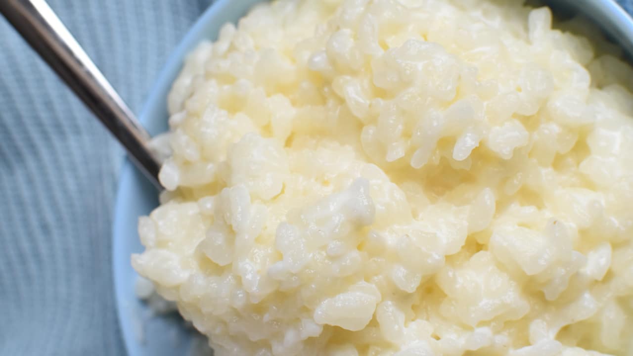 Rice pudding (no cinnamon topping)