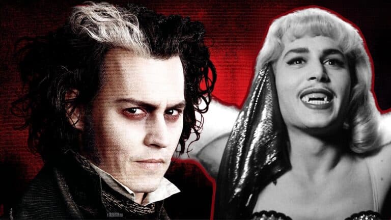 Johnny Depp as Sweeney Todd and Ed Wood