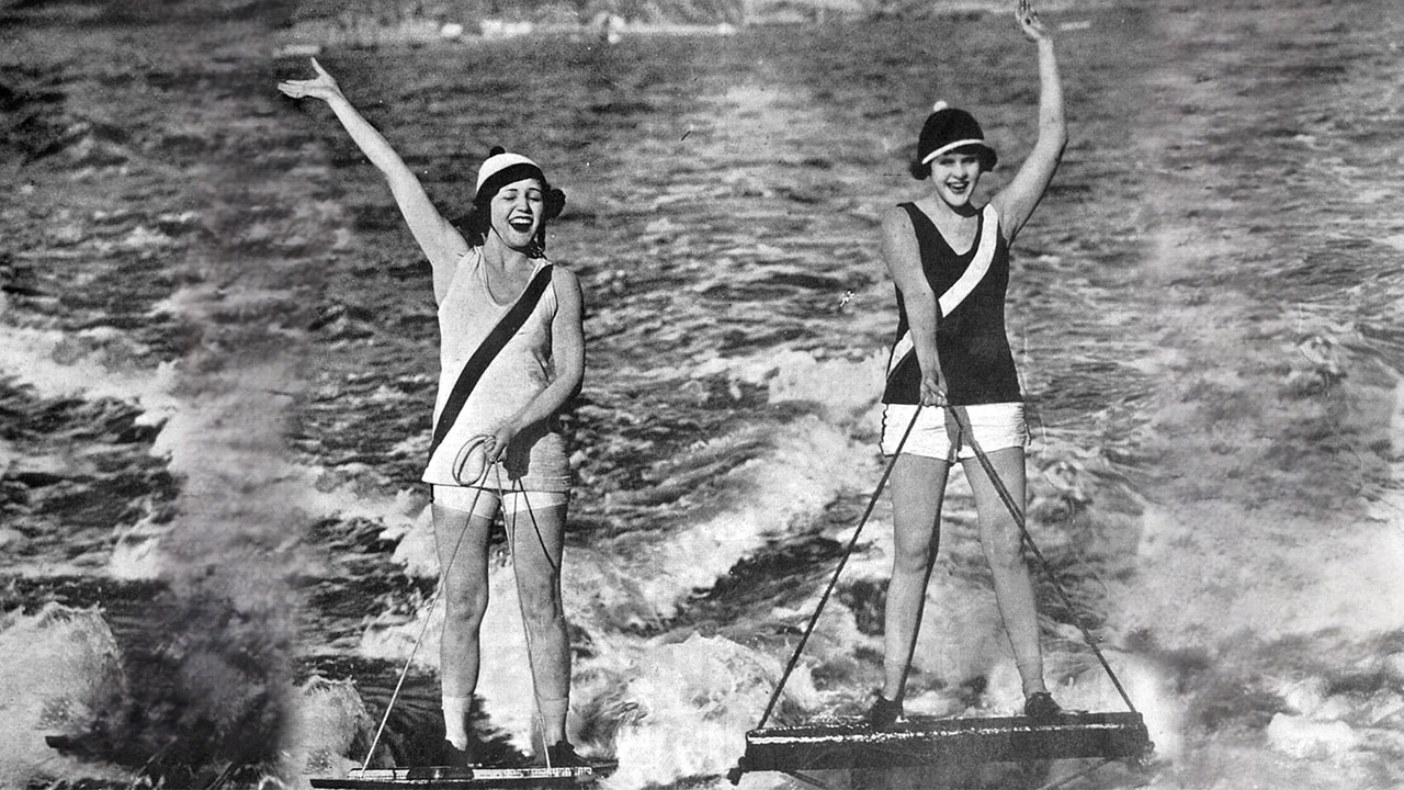 Women Waterskiing 1920