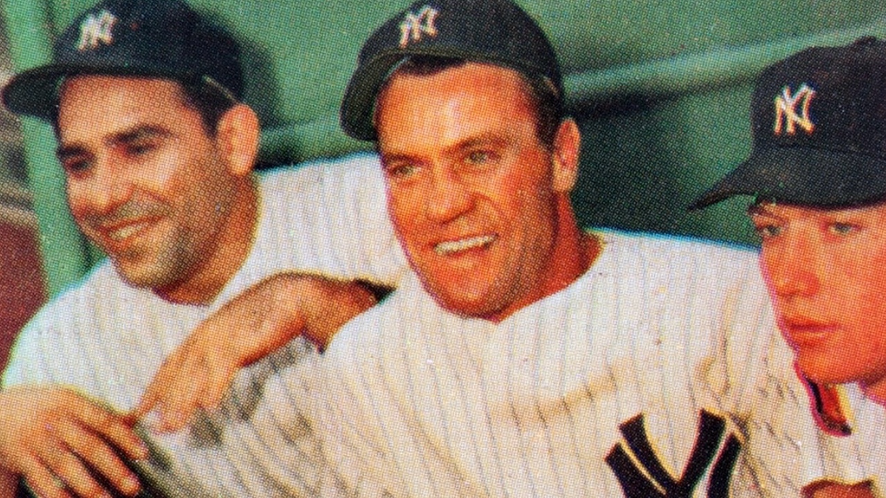 Yogi Berra, Hank Bauer, Mickey Mantle, New York Yankees