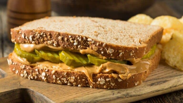 peanut butter and pickles