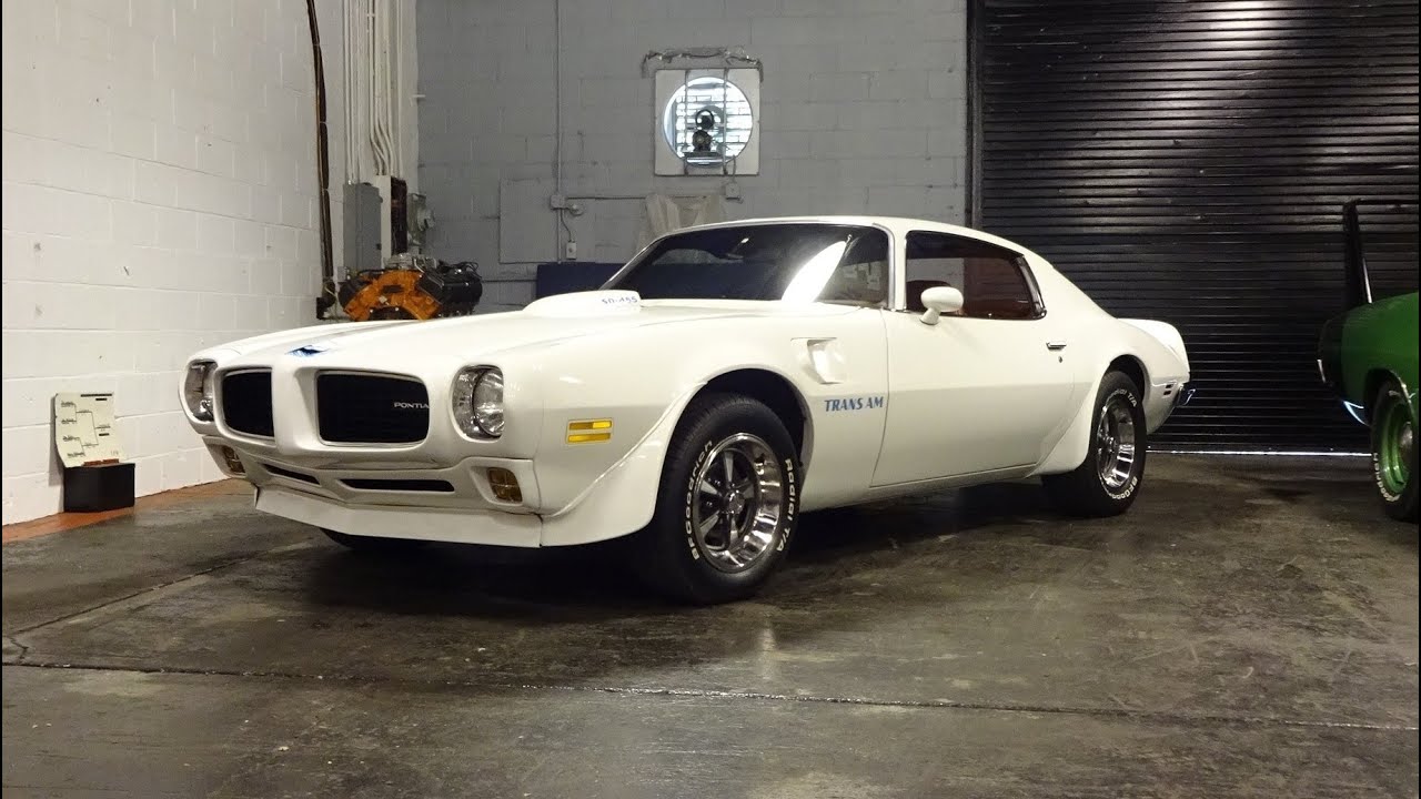 White 1973 Pontiac Trans Am SD455
