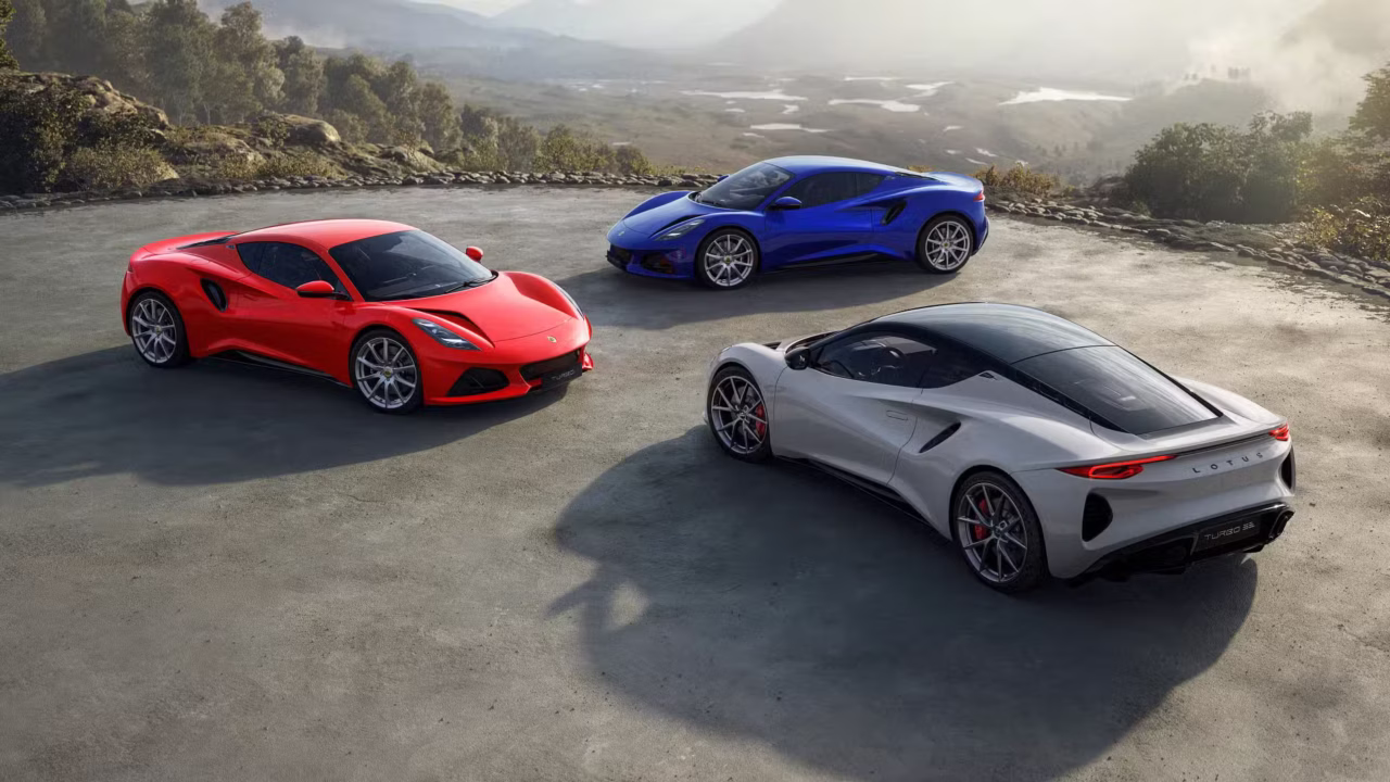 2025 Lotus Emira trio
