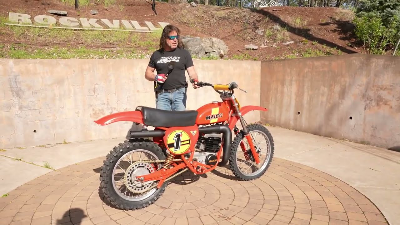 Maico motocross bike.