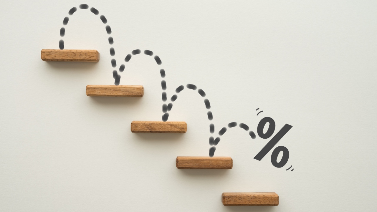 Interest rates decline