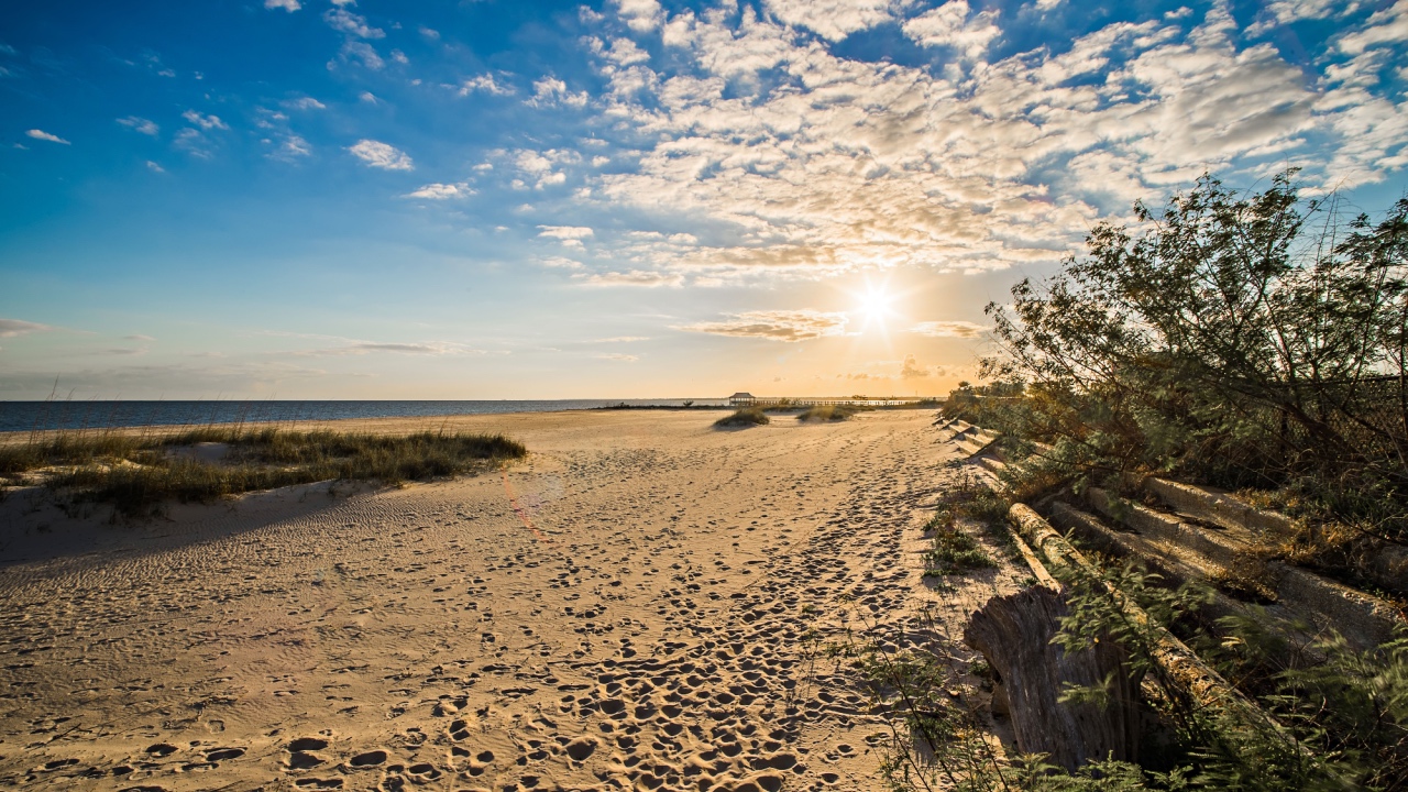 Beach, Henderson Point, Mississippi