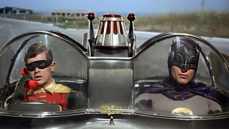 Adam West and Burt Ward in Batman: The Movie (1966)