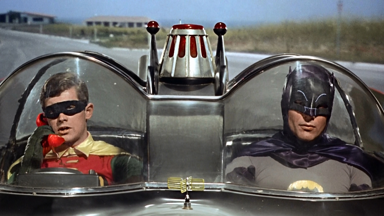 Adam West and Burt Ward in Batman: The Movie (1966)