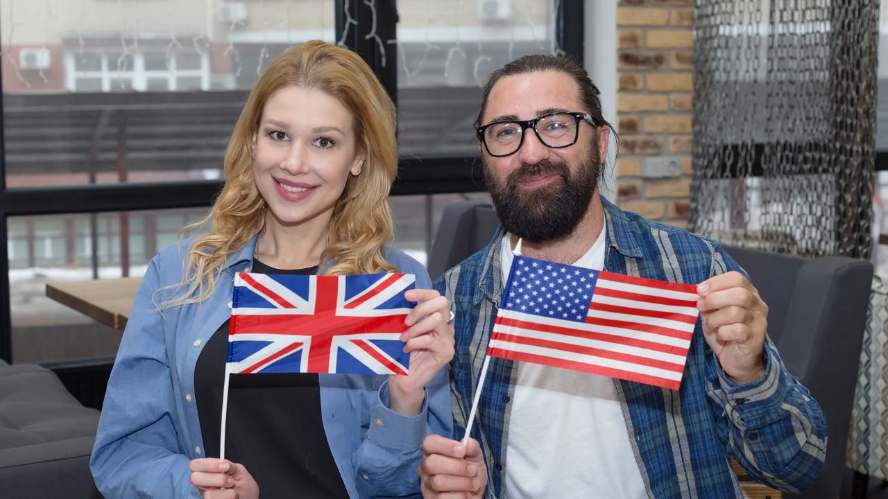 UK and US Flag