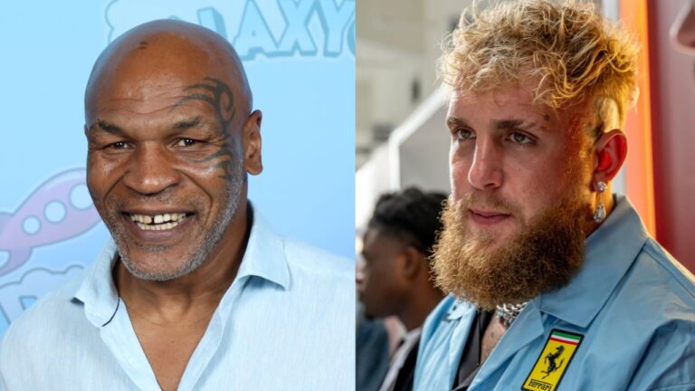 Mike Tyson and Jake Paul.