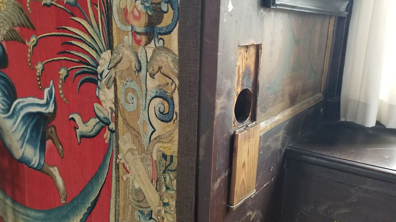 A 17th century voicepipe used for communications inside the Rosenborg castle (Copenhagen, Denmark).
