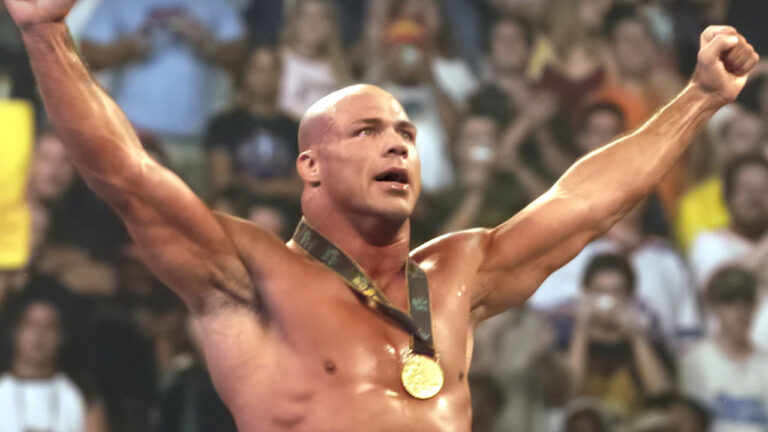 Kurt Angle's memorable WWE debut