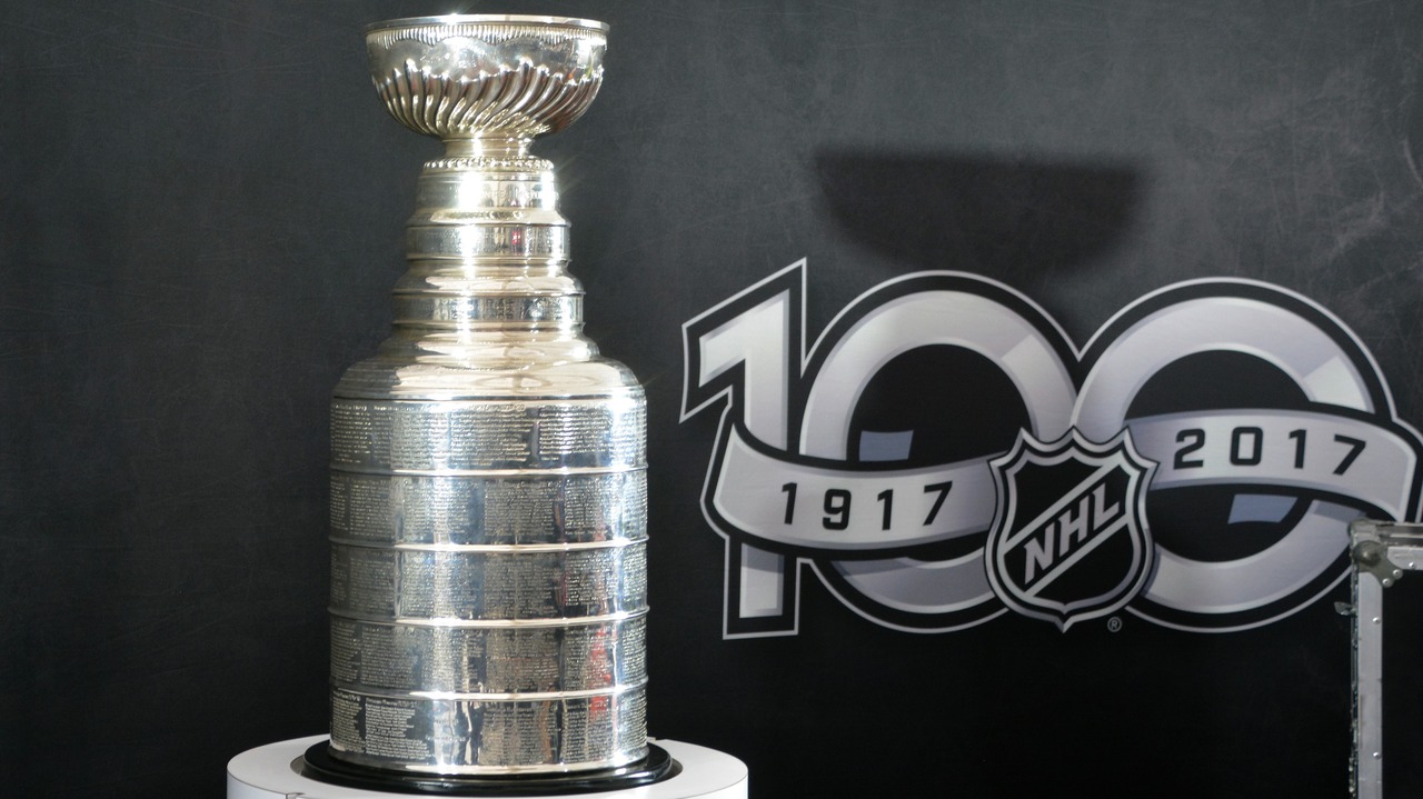 The Stanley cup for 100th anniversary of National Hockey League (NHL) and Montreal Canadiens events on Nov. 17-19, 2017 where the NHL was founded at the Windsor Hotel in 1917.