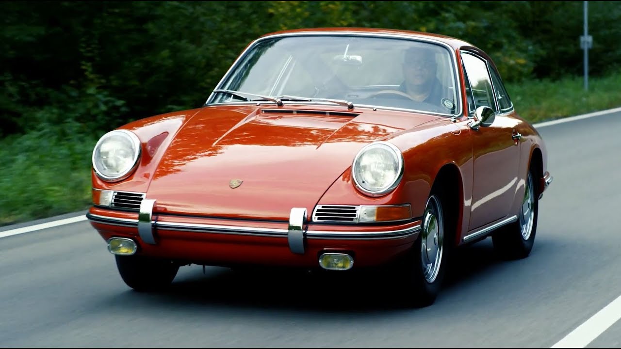 Red 1964 Porsche 911.