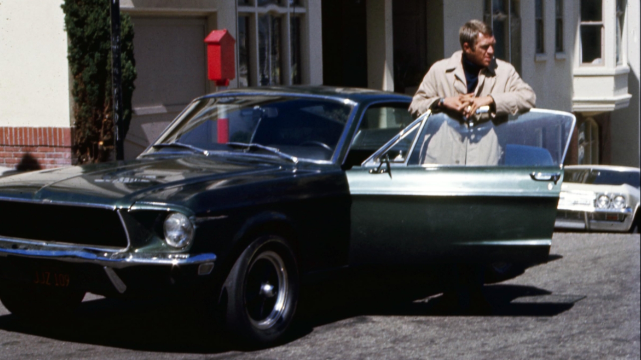 Steve McQueen in Bullitt.