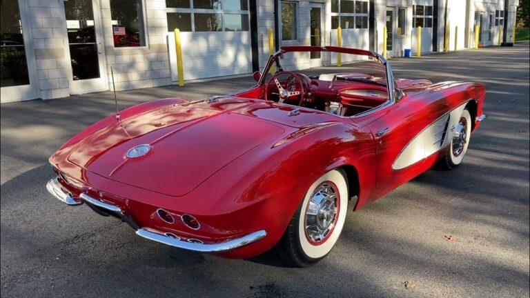 Red C1 Chevrolet Corvette