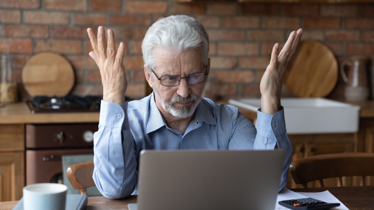 Confused computer user