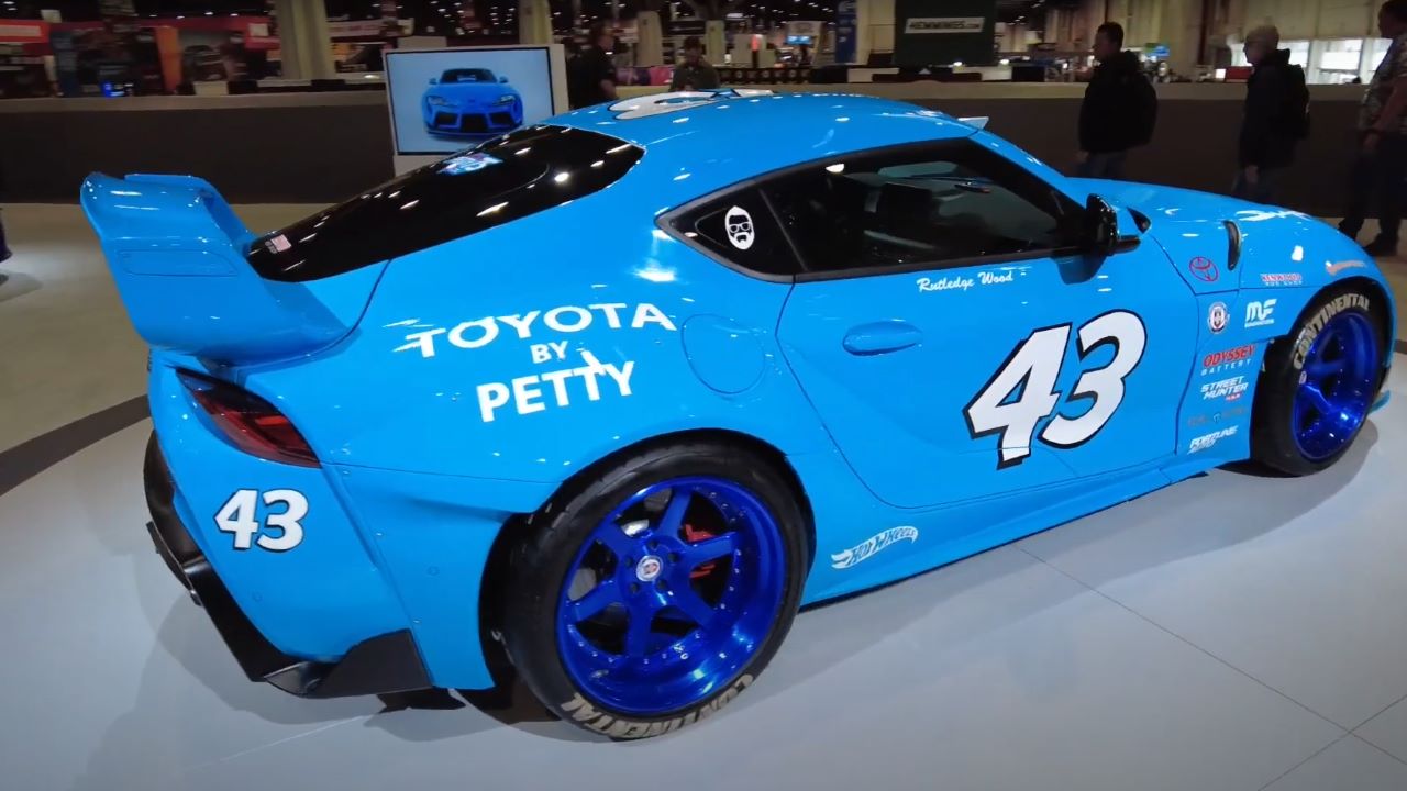 Toyota petty blue super bird