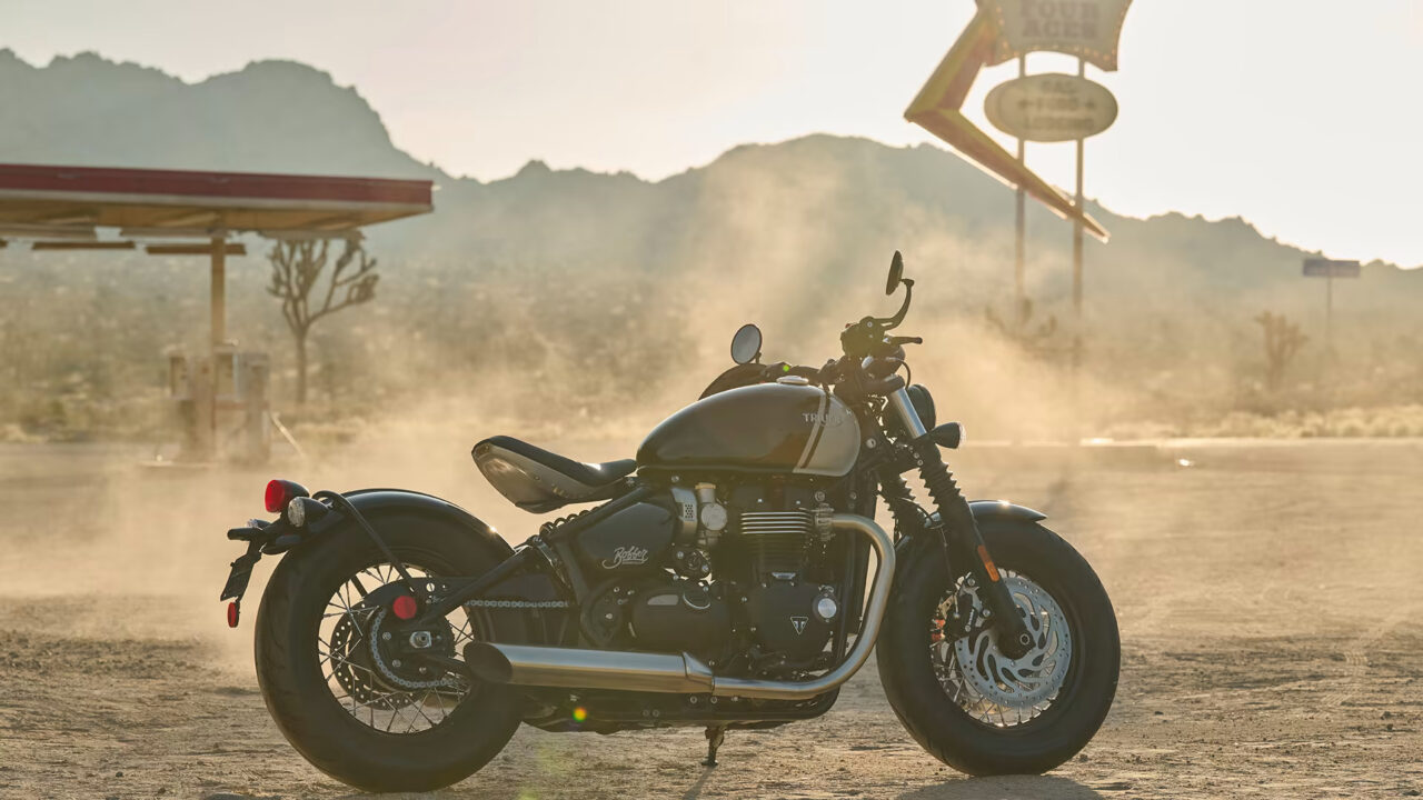 Triumph Bonneville Bobber.